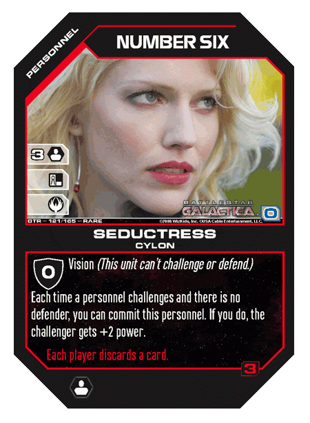 Number Six, Seductress